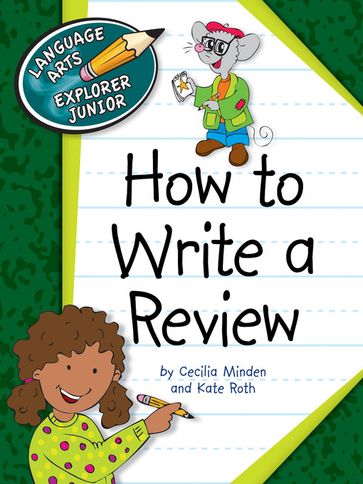 Title details for How to Write a Review by Cecilia Minden - Available